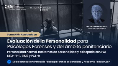 Evaluación de la Personalidad para Psicólogos Forenses y del ámbito penitenciarioMesa de trabajo 7